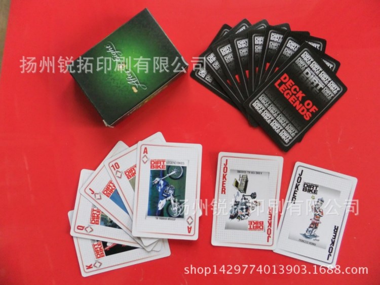 廠家定制外貿(mào)塑料撲克牌 厚度30絲 全新PVC材質(zhì) CMYK印刷1000起訂