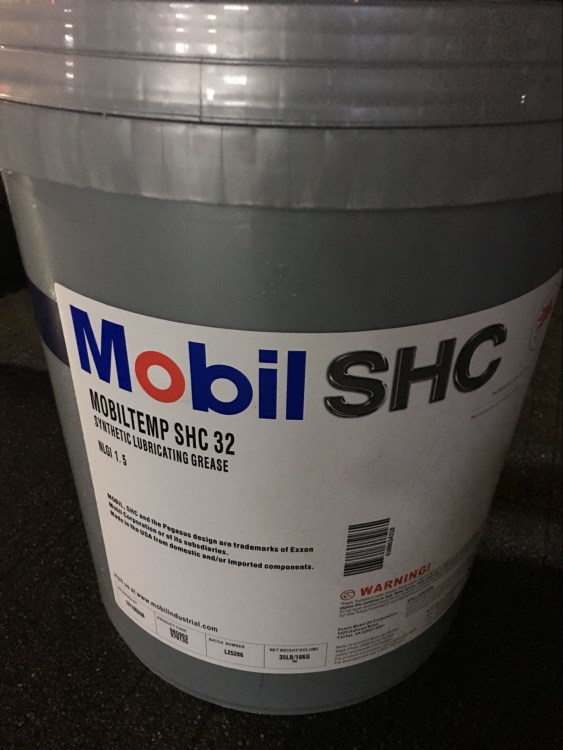 16KG包郵 美孚Mobiltemp SHC32 SHC100 SHC460特級高溫潤滑脂