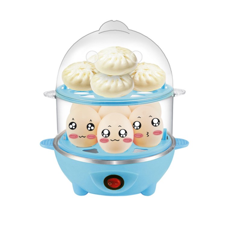廠家批發(fā)多功能雙層煮蛋器自動(dòng)斷電煮蛋大師小家電創(chuàng)意淘寶貨源