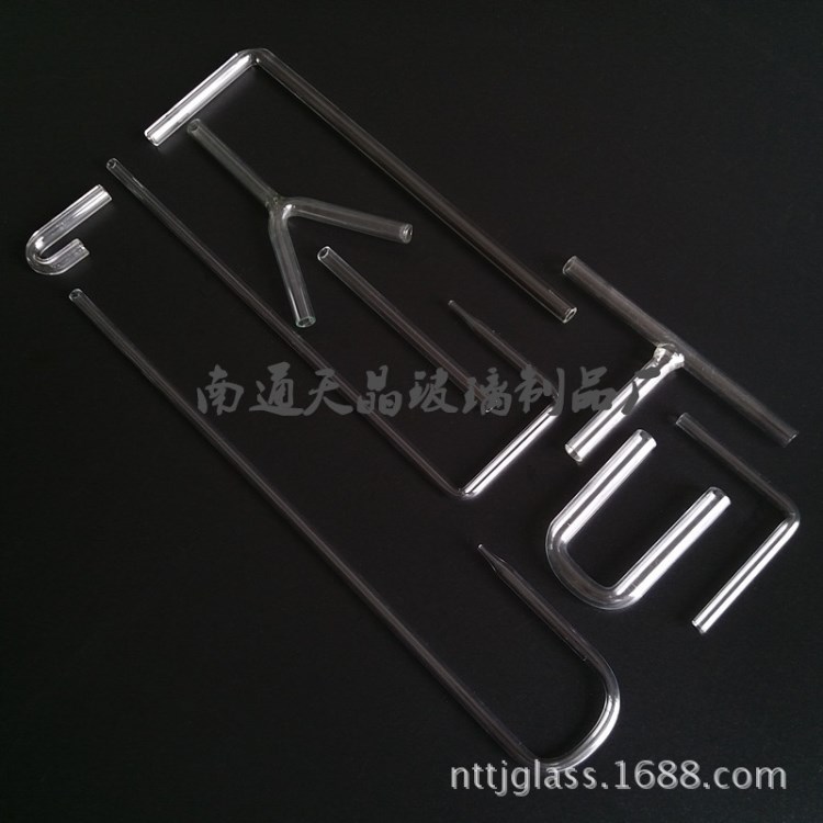 玻璃實(shí)驗(yàn)導(dǎo)管 直徑5-6mm玻璃接氣管 45度60度90度120度廠家直銷