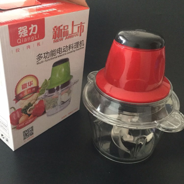 強(qiáng)力多功能料理機(jī) 電動(dòng) 小型家用絞肉機(jī)2升攪絞餡器碎肉機(jī)絞菜器