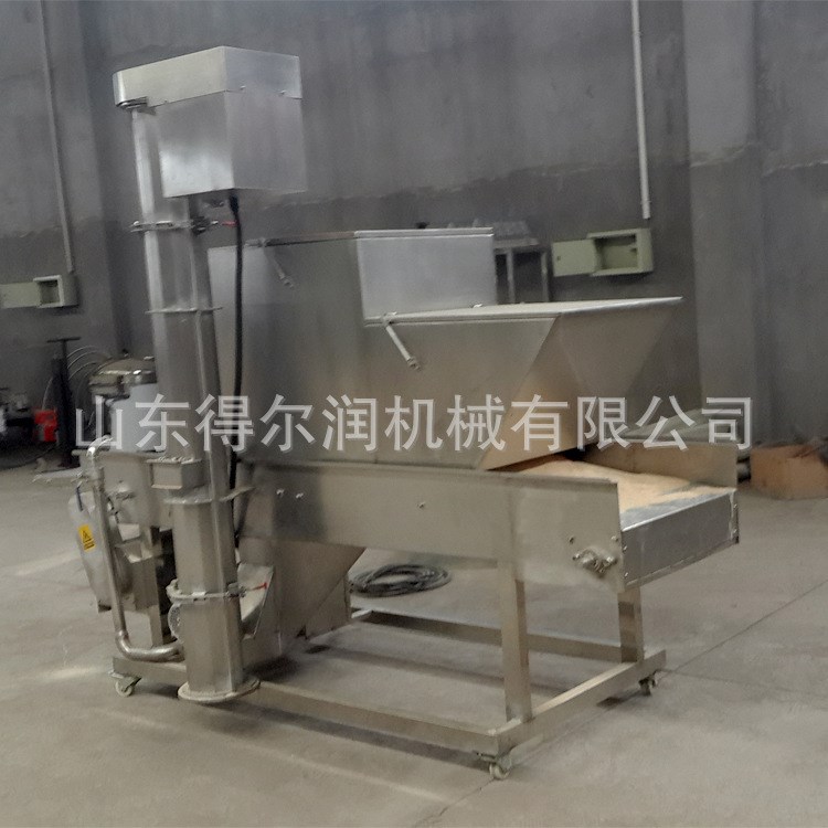 優惠供應  雪花雞柳滾筒式掛粉機  山東廠家  經濟實用  一臺起購