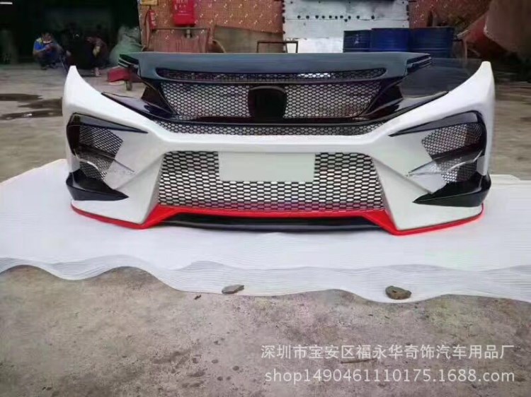 16思域大包圍前杠 civic 2016  bodykit  spoiler  廠家直銷