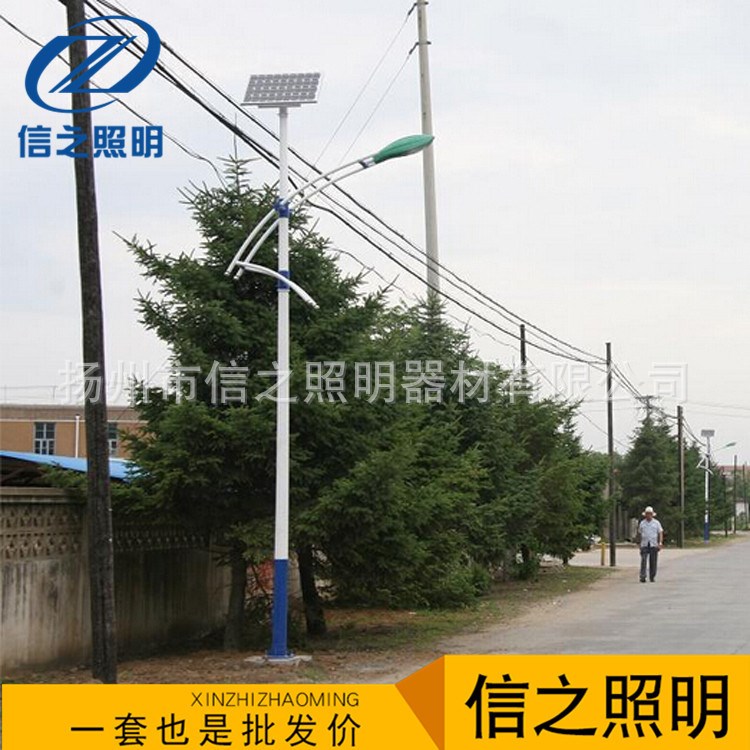 提供貴州安順室外照明燈具 新農村6米30w民族特色太陽能路燈價格