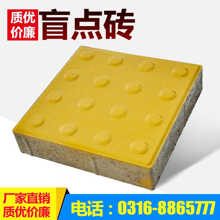 盲道磚 止步磚 300*300盲點(diǎn)磚 各種尺寸混凝土制品廠家直銷