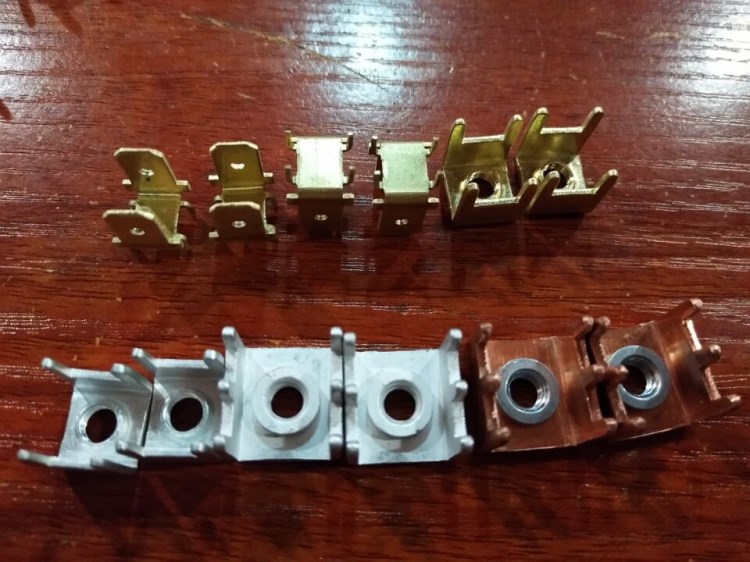 PCB板壓鉚焊接銅端子、螺母型焊接端子、線路板焊接端子、定位線