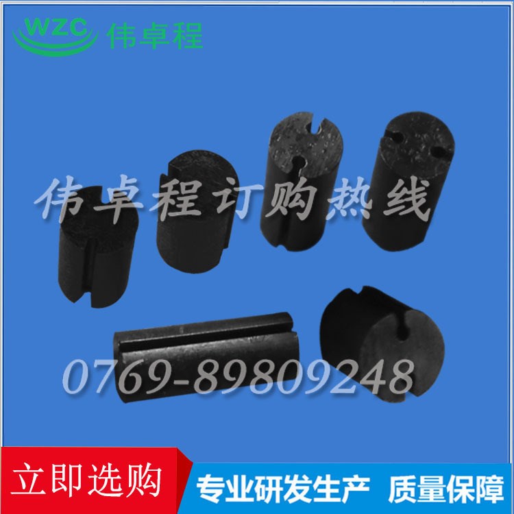 廠家直銷批發(fā)塑料尼龍圓柱雙坑LED隔離間隔柱支撐柱4.0/5.0MM黑色