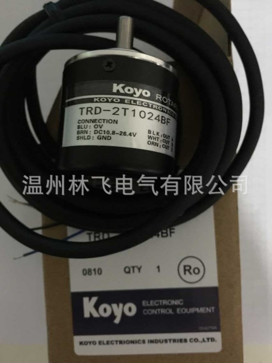 KOYO/光洋實心軸編碼器TRD-2T300B/TRD-2T360B集電極開路輸出