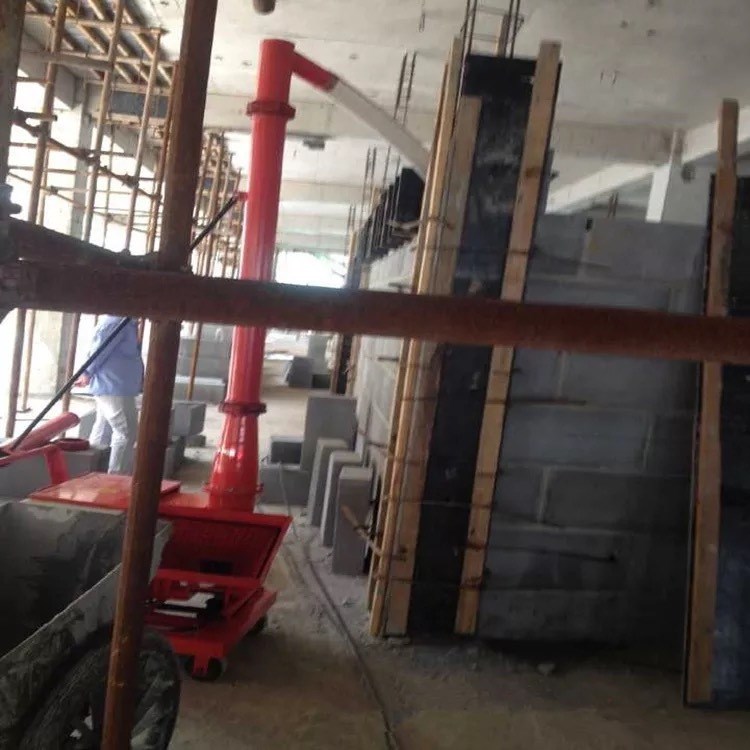 二次結構專用澆注泵 二次構造柱上料機 細石混凝土輸送泵 廠家直