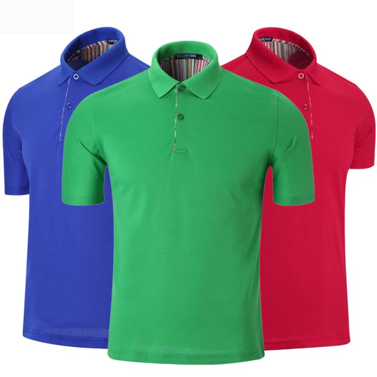 翻領(lǐng)工作服 polo衫定做 廠家直銷polo文化衫活動t恤衫定制廣告衫