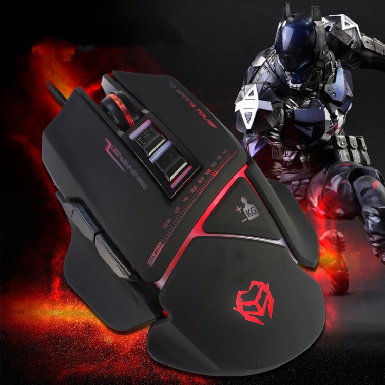 电竞外设吃鸡鼠标电脑办公笔记本usb有线绝地求光礼品鼠标