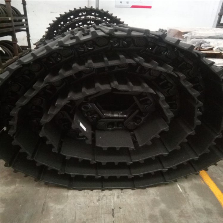 原廠供應(yīng)PC240-8挖掘機(jī)履帶板總成鏈板鏈條總成  底盤件配件