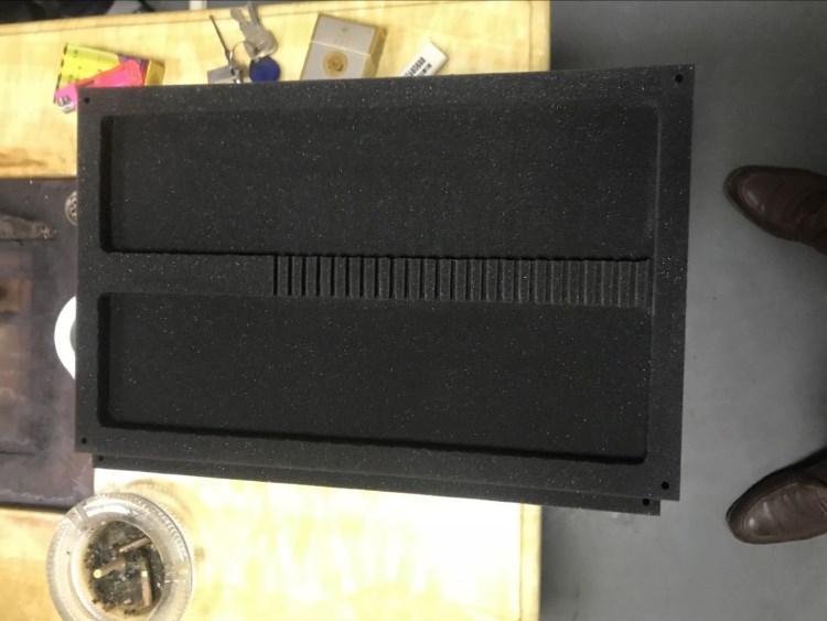 廠家定制海綿托盤  挖孔成型海綿包裝托盤