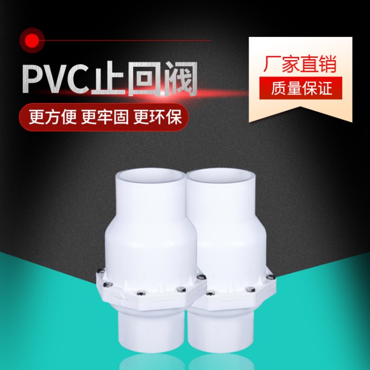 廠家批發(fā)供應(yīng)PVC止回閥 化工級(jí)球芯止回閥塑料止回閥耐腐蝕單向閥