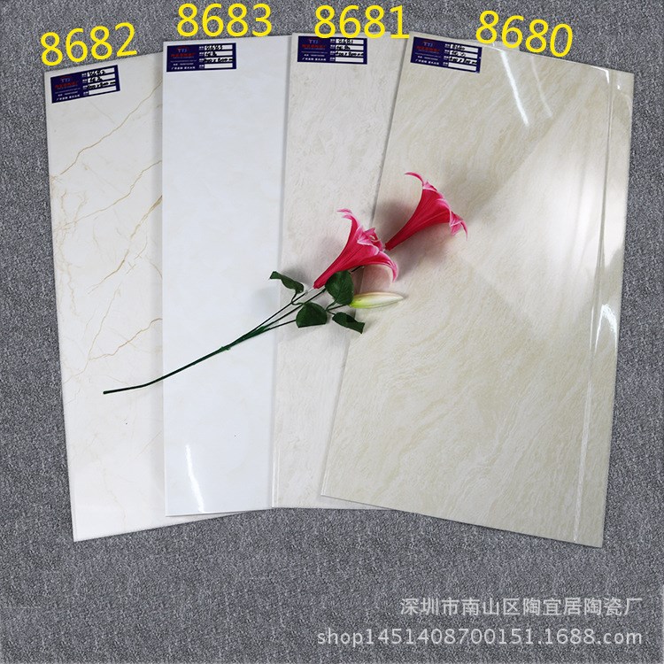 客廳壓邊瓷磚400x800現(xiàn)代風(fēng)格高光內(nèi)墻磚廚衛(wèi)釉面磚不透水瓷片