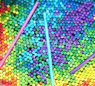 彩色紙棒,糖果紙棒，棒棒糖棒，食品包裝紙棒，3.5mm*100mm