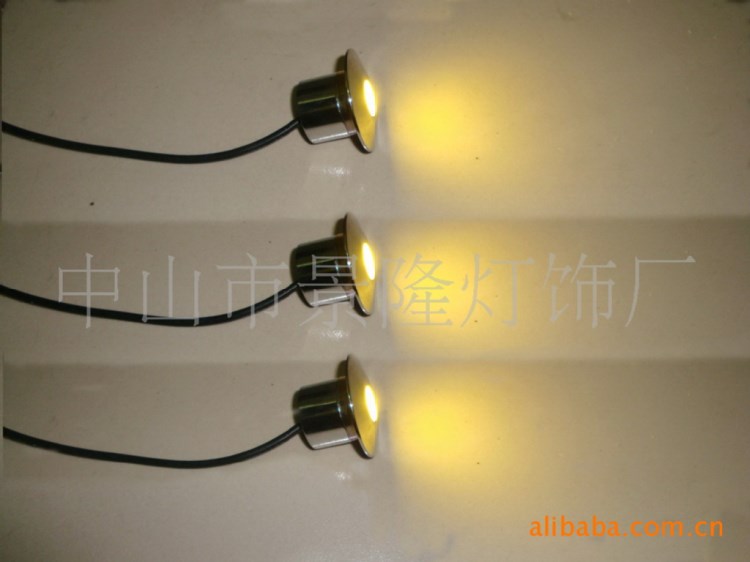 供應(yīng)室內(nèi)12V1W LED臺(tái)階燈LED嵌墻燈LED指示燈LED樓道燈JE50全套