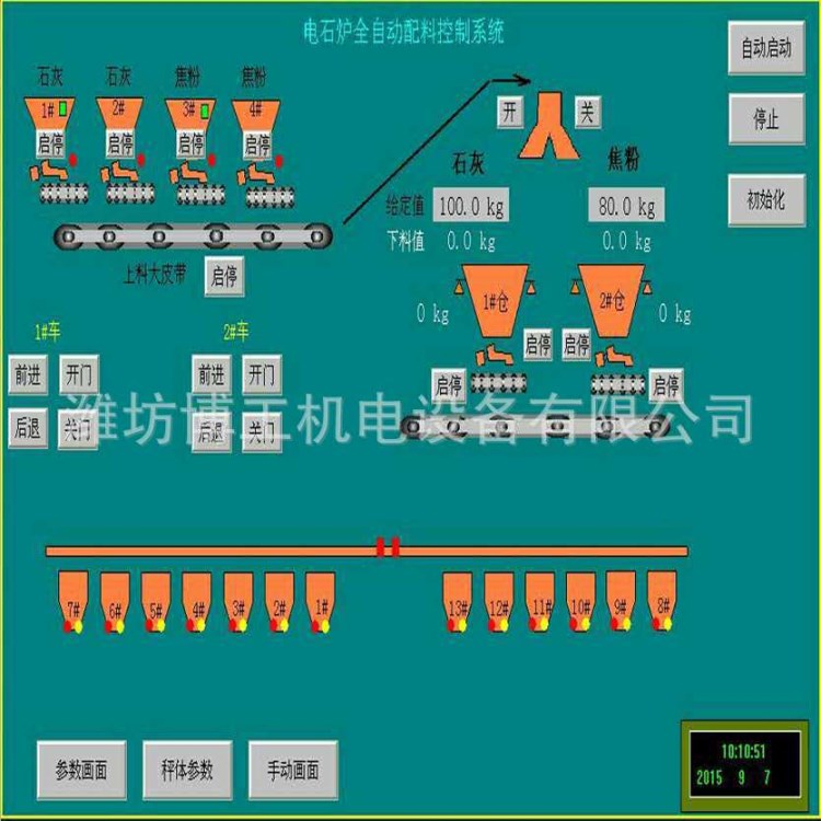 DCS中控配料系統(tǒng) 自動化控制配料系統(tǒng) 定量給料系統(tǒng)