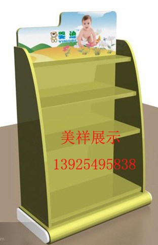 供應紙尿褲用品展柜 嬰幼兒用品展柜  潤膚乳展柜