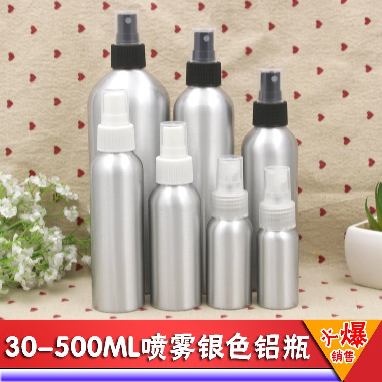 廠家直銷：30ml-250ml鋁瓶 噴霧鋁瓶 鋁瓶分裝瓶 分裝工具噴霧瓶