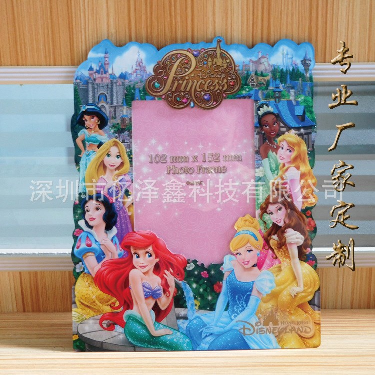 廠家定制柯式印刷圖案CNC切割任意形狀不用開模的亞克力相框