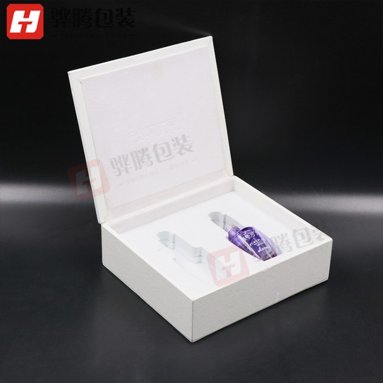 廠家供應(yīng)護膚品修復(fù)套裝仿皮禮品盒定制 香水化妝品皮革盒EVA內(nèi)托