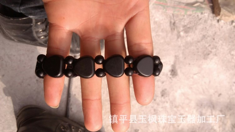 廠家直銷 砭石手鏈 砭石橢圓形手鏈 砭石手排 砭石手鏈批發
