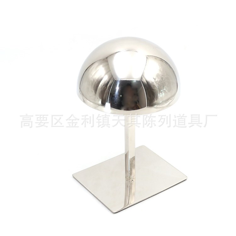 櫥窗衣帽展示道具 帽子展示架 伸縮不銹鋼帽架帽托 M205