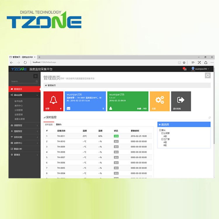 測(cè)溫系統(tǒng) 溫濕度監(jiān)控 溫濕度平臺(tái)采集 無(wú)線測(cè)溫 在線測(cè)溫裝置