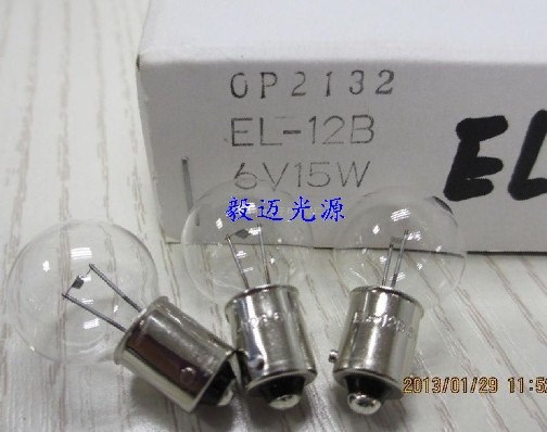 HOSOBUCHI EL-12B 6V15W OP2132卡口单触点灯泡