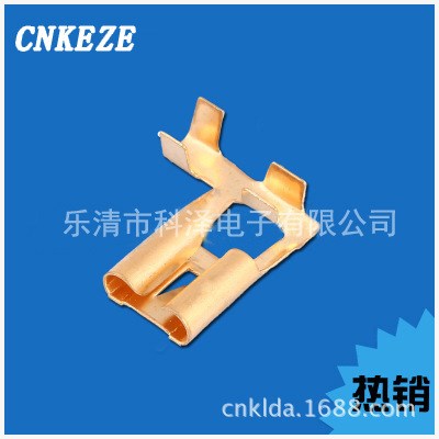 6.3彎頭插簧旗形母端子 DJ6211-D6.3旗形插簧