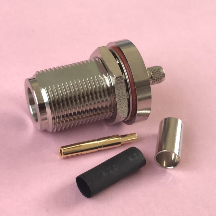 廠家直銷接LMR195線纜 N-C-KY195-M防水穿墻外螺內孔射頻同軸接頭