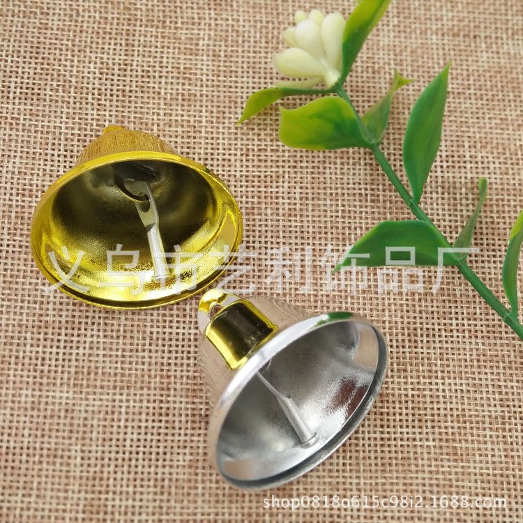 廠家直銷各款復古喇叭鈴鐺 創意家居木質風鈴掛件diy飾品金屬鈴鐺