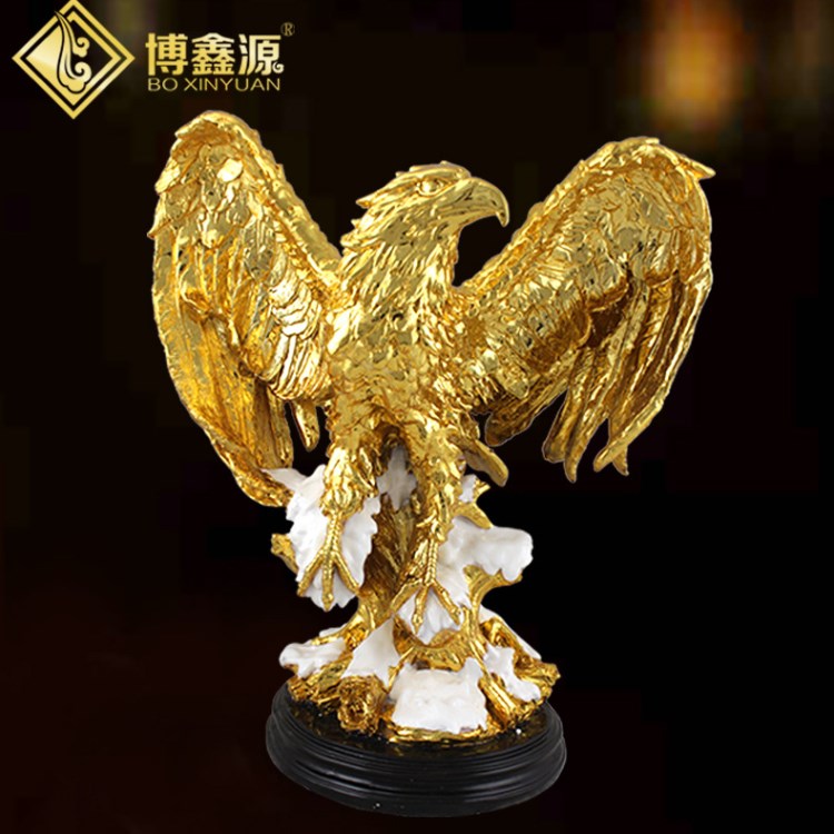 批發(fā)樹脂大展宏圖老鷹擺件 辦公室風(fēng)水飾品創(chuàng)意工藝品開業(yè)禮品