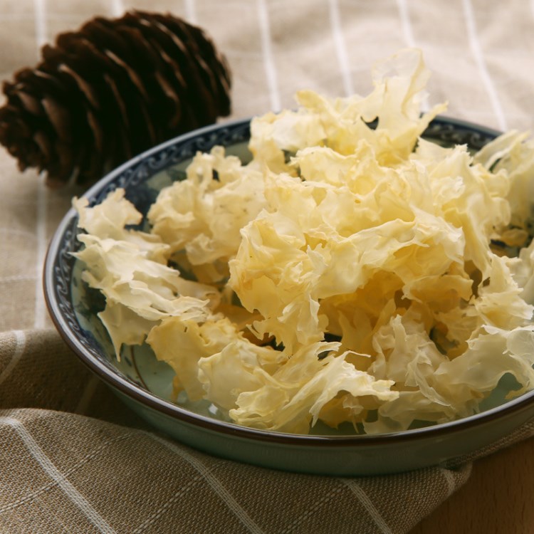 山霸白木耳 通江特產(chǎn)青杠木屑鮮銀耳 糯耳耳花南北干貨80g罐裝