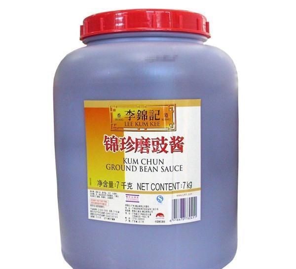 李锦记锦珍磨豉酱1件x2罐x7kg