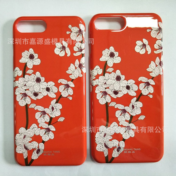 iphone7plus梅花手機(jī)殼蘋果7PC殼光面UV油手機(jī)保護(hù)套