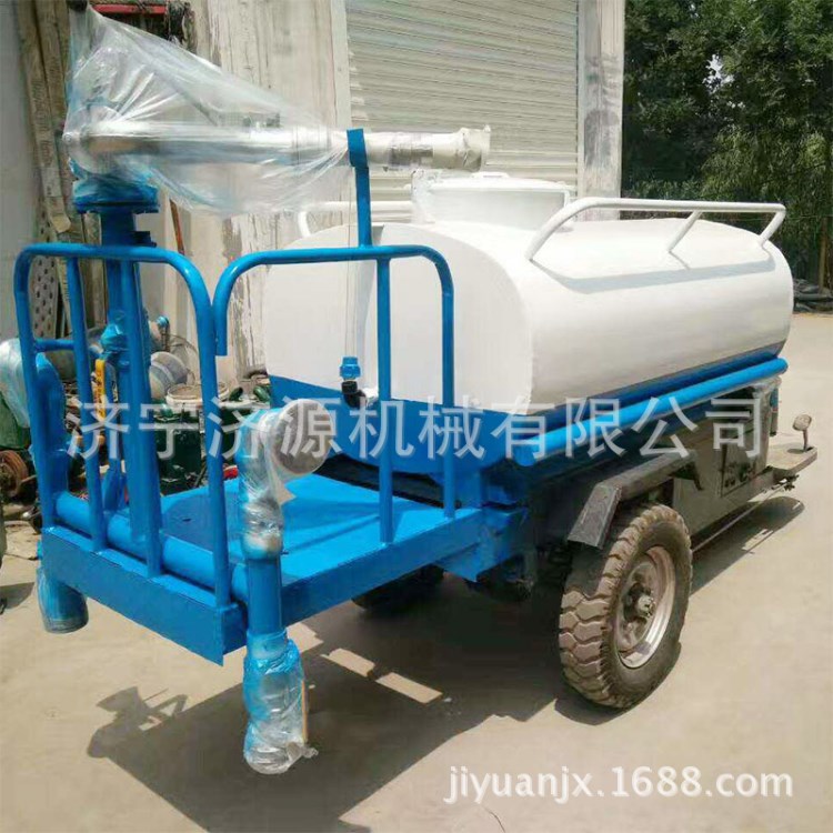 電動三輪帶高炮灌體容量1立方小型灑水車 噴灑車