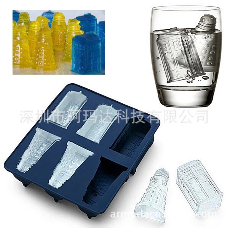 新品 神秘博士 硅膠冰格周邊 Doctor Who Ice Cube Tray 制冰格