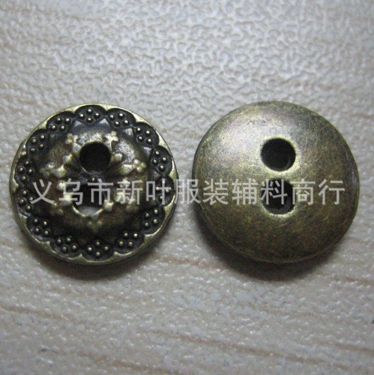 【廠家直銷】青古銅 合金兩眼扣 品質(zhì)優(yōu)等