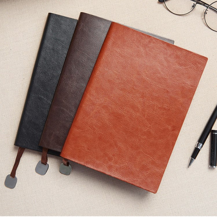 b5商务软皮本笔记本文具a5复古风记事本创意日记本定制