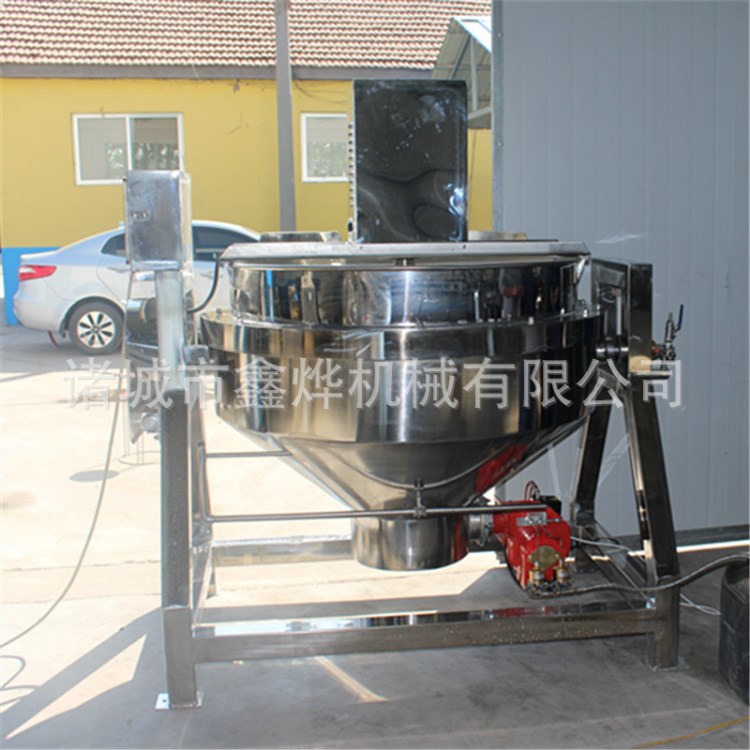 電加熱大型商用煮粽子鍋 立式可傾夾層鍋 整機不銹鋼質量