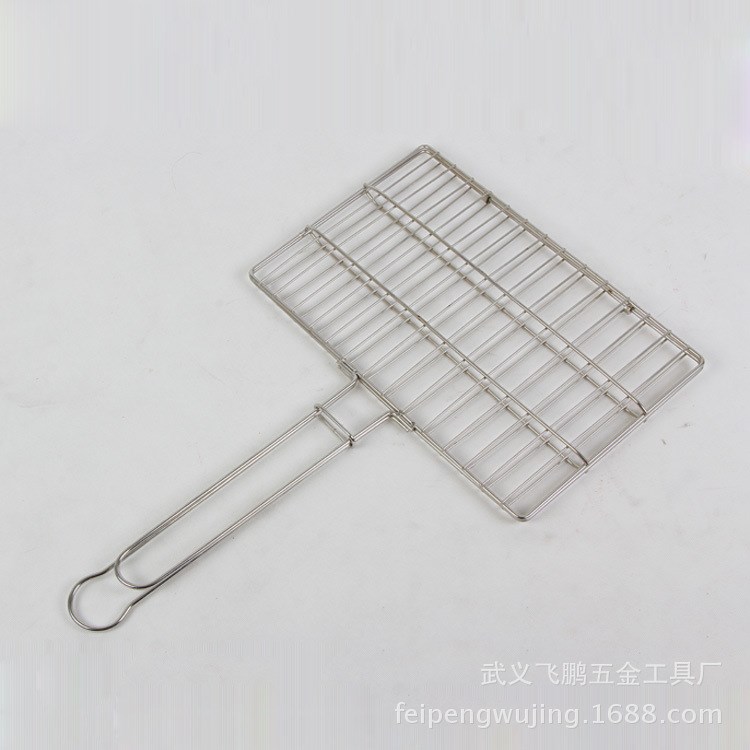 廠家直銷 燒烤工具 燒烤夾  烤魚夾 便攜烤魚網 烤蔬菜烤肉網