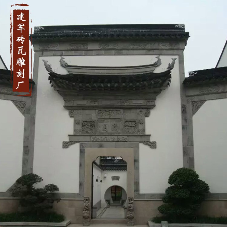 定制街道仿古石雕牌樓門樓 園林景區(qū)農(nóng)村仿古牌坊雕塑