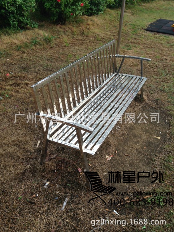 不銹鋼公園椅 304永不生銹戶外休閑長椅 經(jīng)典大氣耐用款4051