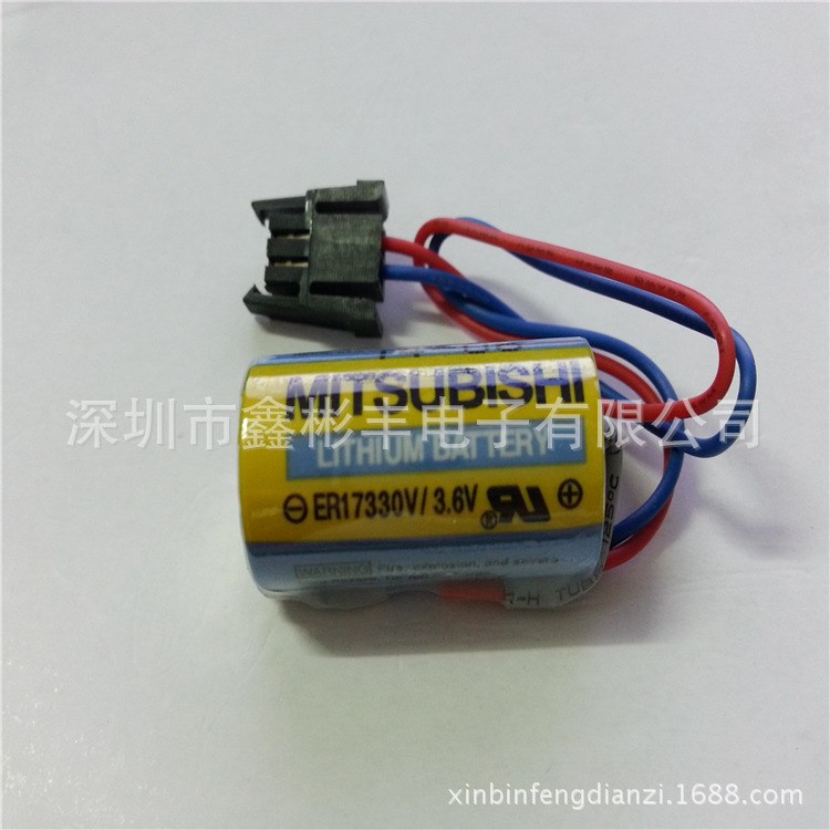 MR-BAT 3.6V批發(fā)三菱PLC電池ER17330V 3.6V