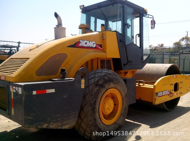 轉讓二手鐵三輪壓路機