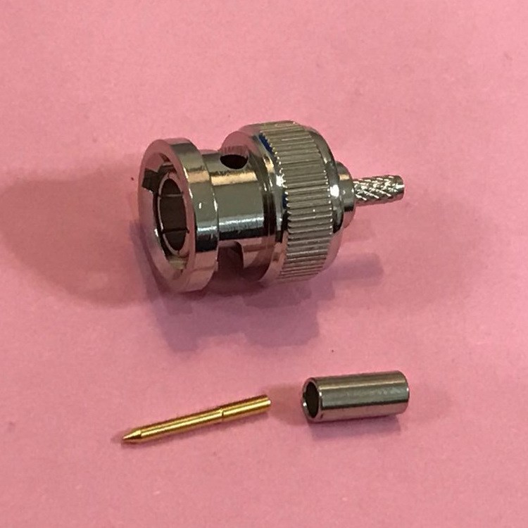 廠家直銷75&Omega;射頻同軸連接器BNC-C-75J1.5接RG179 1.5C-2V線纜