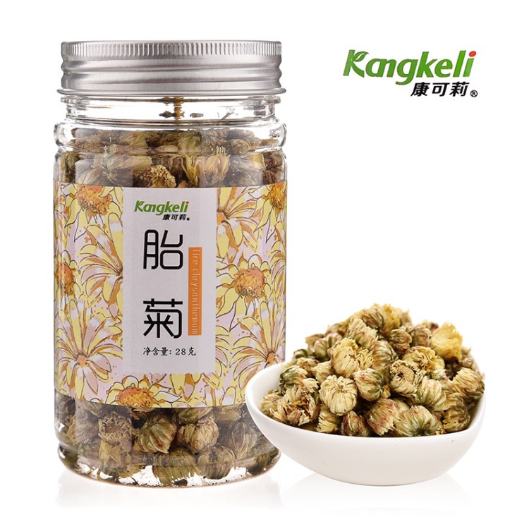 茶叶厂家批发胎菊花花茶瓶装清香花草茶生胎菊茶特级型