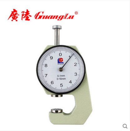 廣陸數(shù)顯測(cè)厚度儀測(cè)厚規(guī)0-10-20mm精度0.1mm平頭尖頭